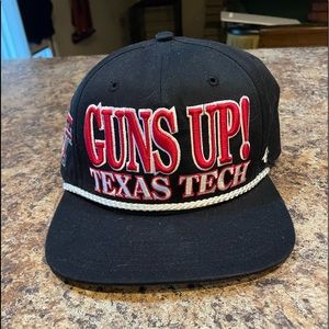 Texas Tech hat.